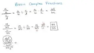 Simplify Basic Complex Fraction 1
