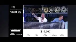 PORSCHE 911 TARGA RUDI KLEIN AUCTION