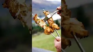 Chicken Tikka on Fire 🔥 | Outdoor Cooking ASMR