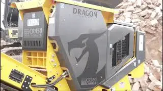 Transforming Waste into Resource: The Dragon Equipment CR450 Crusher Demo