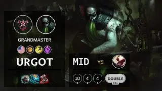 Urgot Mid vs Lee Sin - NA Grandmaster Patch 11.9