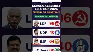 Kerala assembly election poll 2026 #youtubeshorts #politics #assembly #news #bjp #news #opinionpoll