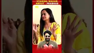 Zarina Wahab spoke about Prabhas and their work on the movie The Raja Saab.🥰 #prabhas #tollywood