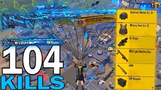 104 KILLS!😍 NEW BEST LOOT GAMEPLAY with FULL OUTFIT 🔥SAMSUNG,A7,A8,J4,J5,J6,J7,J2,J3,XS,A3,A4,A5