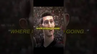 When Ronaldo's Practice Makes PERFECT 🔥🤯 #nike #commercial  #cr7 #animation #freekick #football