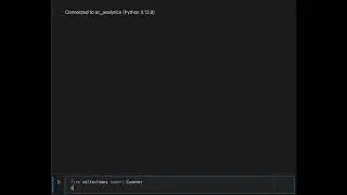 Python Cool Trick - Word Frequency Counter