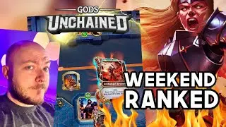 Gods Unchained - Slicing through WEEKEND RANKED with Frenzied Aggro War