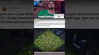The RAREST OBSTACLE in Clash Of Clans! (Super Old Stone)