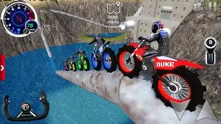 Impossible Bike Ramp Stunts Driving - Dirt Bikes Racing Simulator 2026 - Android / IOS GamePlay [4K]