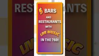 5 BARS AND RESTAURANTS WITH LIVE MUSIC in the 760! GREATER PALM SPRINGS AREA.