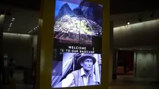 National Geographic Transparent Video Wall
