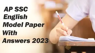 AP SSC English Model Paper 2023 With Answers | 10th Class English Model Paper