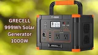 GRECELL 999Wh Solar Generator Portable Power Station &ndash; Reliable Power for Emergencies &ndash; REVIEW