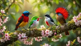 Birdsong with Gentle Piano 🕊️ Relaxing Nature Sounds for Anxiety Relief & Calm | 4K