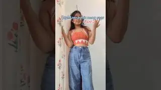 Styled one top in many ways 🧡😍#new #fashion #share #shorts #fushion #winter #hack #style #public