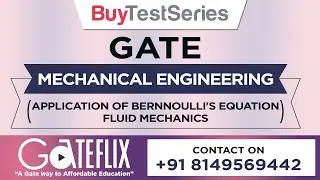 Application of Bernnoulli's Equation | Fluid Mechanics | Video Lecture | Mechanical Engineering.