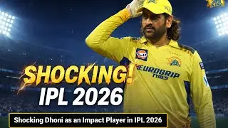 The Final Dance? 🦁 Why Dhoni Might Only Bat as an Impact Player in 2026 🥺😭😔