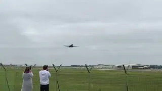 Rockwell B1-B Lancer take off. RAF Fairford 01/06/23