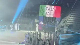 Universiadi, la delegazione azzurra sfila all'Inapli Arena per la cerimonia di apertura