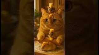 Baking with Cheese Mice | Cat&rsquo;s Kitchen Chaos 🐱🧀🐭🍪