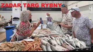 Chorwacja Zadar Targ Rybny Ribarnica