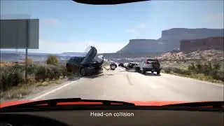 Car accidents. Crazy overtaking. BeamNG Drive # 50