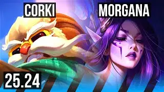 CORKI vs MORGANA (MID) | KR Grandmaster | 25.24
