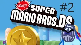Star coin DISASTER in the Crystal Caves - Let's Play Newer Super Mario Bros DS