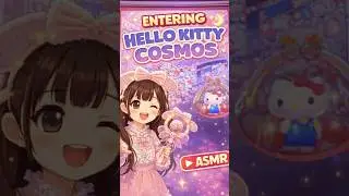 Entering Hello Kitty Cosmos in China 🇨🇳🎀 | Cute ASMR Vlog Experience