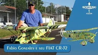 Fabio Gonzales e seu FIAT CR-32  |  Pilotos e suas máquinas