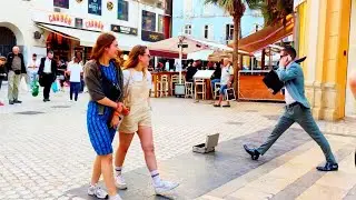 HUMAN STATUE -  Malaga Spain 2022 - Amazing STATUE street performance