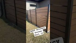 🤩HOFT privacy screen install is complete!  Check it out! #short #shorts #tips #shortvideo #fun