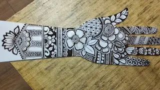 Bridal Mehndi design | Intricate mehndi designs || Stunning Henna design full hand