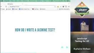 JavaScript Testing for All - Rushaine McBean