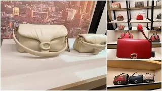 COACH HAND BAGS-STORE BROWSE WITH ME.