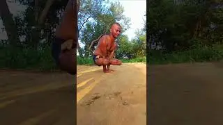 My village my brother exercise yoga #funny #yogapractice #shortvideo