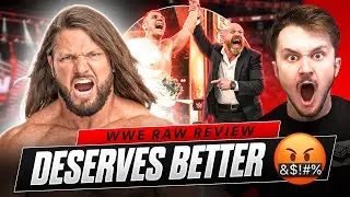 TRIPLE H CAN'T MAKE AJ STYLES RETIRE TO GUNTHER! 🤬 WWE Raw Review RANT