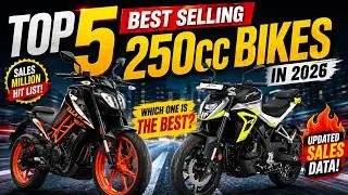 Top 5 Best Selling 250cc Bikes in India 2026 | Which Bike Dominated the Sales Chart?