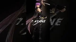Top 10 STRONGEST FEMALE CHARACTER'S in DEAD OR ALIVE Game #top10 #strongestcharacters #deadoralive5