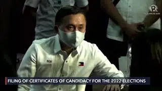 Bong Go files candidacy to run for vice president in 2022