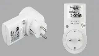 5 Wireless Switches Socket Remote Control Power Outlets Electrical Plugs Adaptors