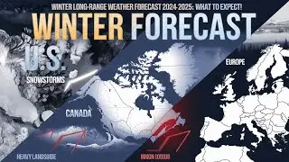 Winter Long-Range Weather Forecast2024-2025: What to Expect!#winter#snowfall#america #europe#canada