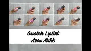 Swatch Liptint Avon Mark Mat