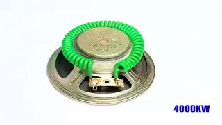 Free Energy Ac 220V Generator From Pvc Wire With Spaker At Home