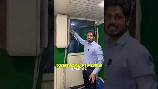 Split AC ka Indoor Vertical Fit?! 😱 Crazy Jugaad Experiment ❄️ | Smart Cooling Test&rdquo;.  #crazyjugaad