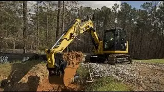 Cat&reg; 308E2 Variable Angle Boom Mini Excavator Overview