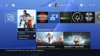 Мысли об пользовательском интерфейсе PS4 | Геймплей для PS4/живые комментарии