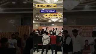 mega job mela in Hyderabad|| Free jobs in Hyderabad #jobmela #freejobs #jobsinhyderabad #jobsearch