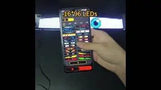 LED Matrix Panel for Windshield with APP Control and Remote Controller