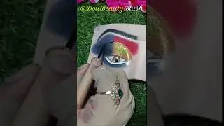 Scarlet & Sapphire Art Eye Makeup Tutorials ✨💖 #trending #viral #shorts #makeupartist #shortvideo